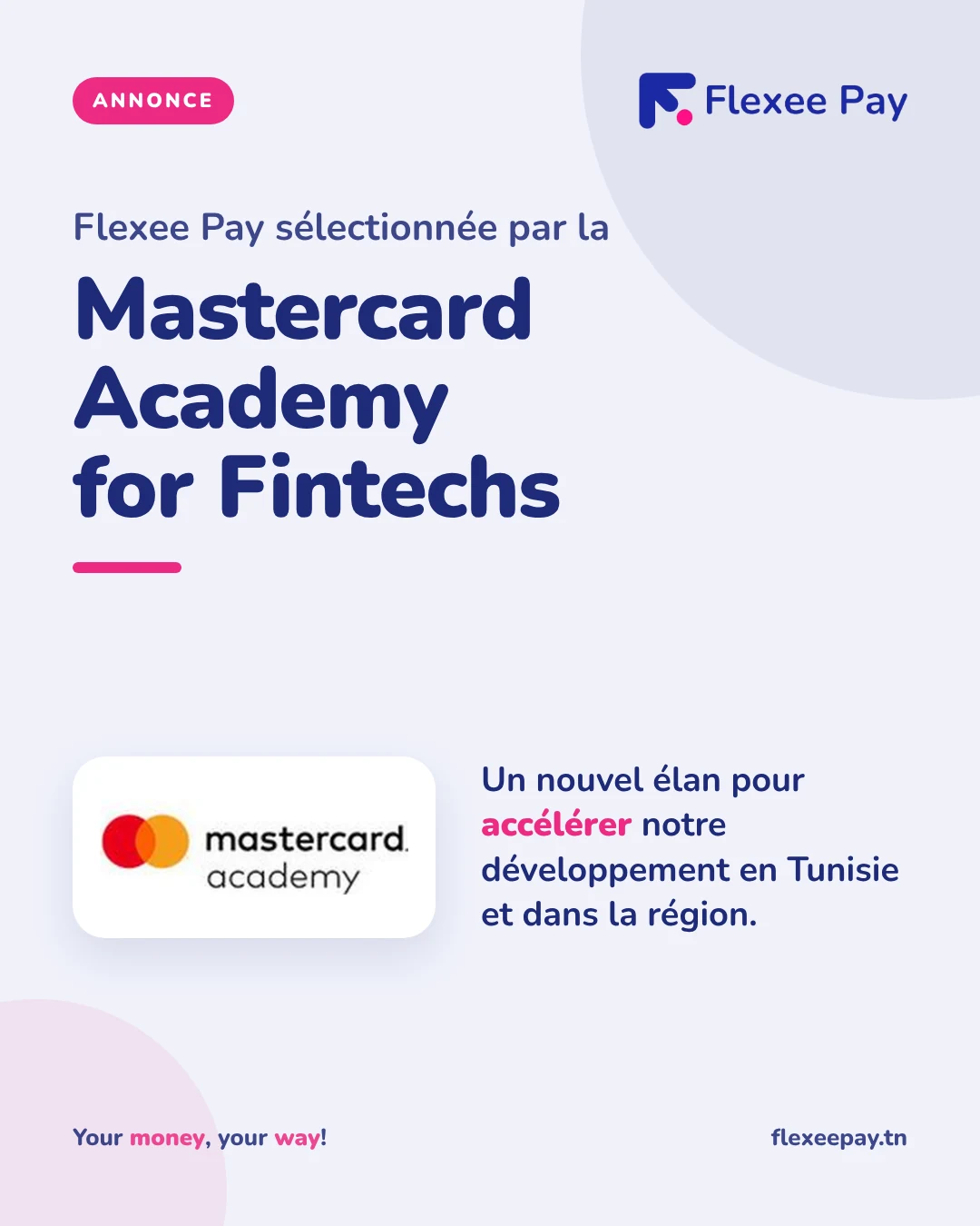 Flexee Pay sélectionnée par la Mastercard Academy for Fintechs